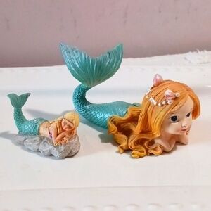 Gorgeous ⚜️ Mermaids 🧜‍♀️ Set of 2 Embelished Detail Design 🧜‍♀️🧜🧜‍♂️